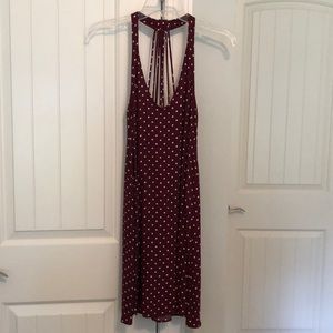 American Eagle polka dot mini dress